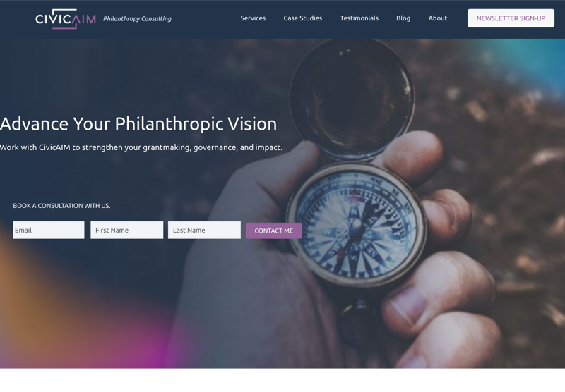 CivicAim philanthropy consulting