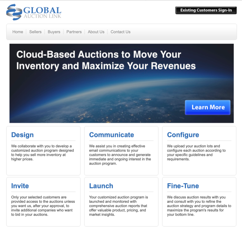 GlobalAuctionLink auction platform